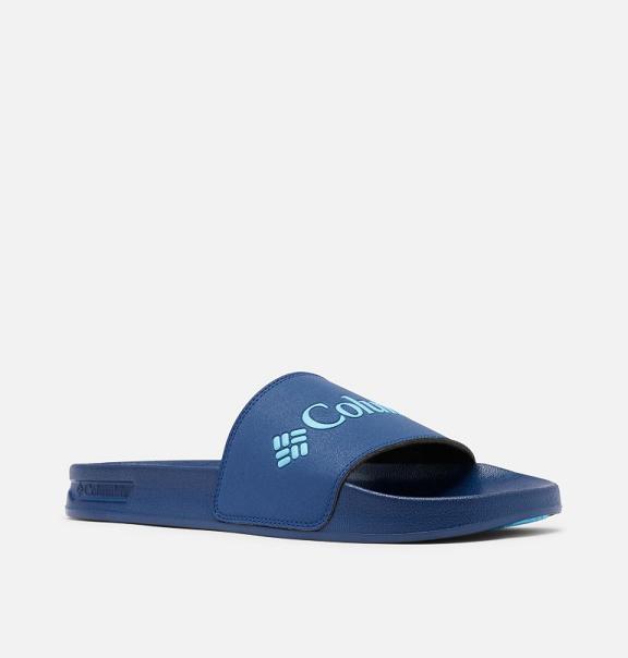 Columbia Hood River Sandals Blue For Men's NZ73410 New Zealand